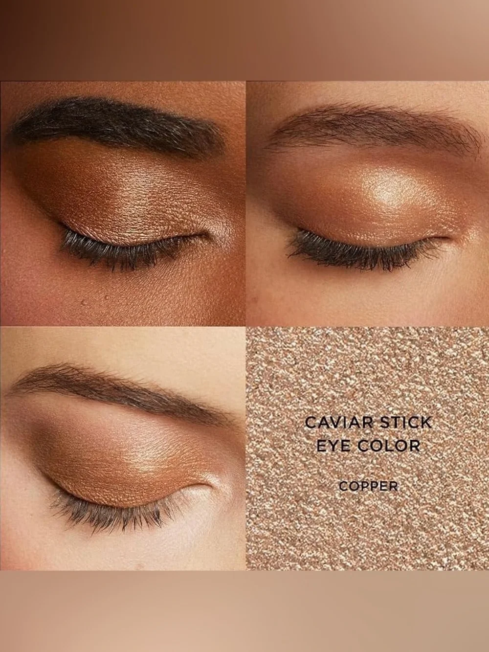 Laura Mercier Copper Caviar Stick Eye Shadow- warm metallic bronze, budge proof - Picture 1 of 8
